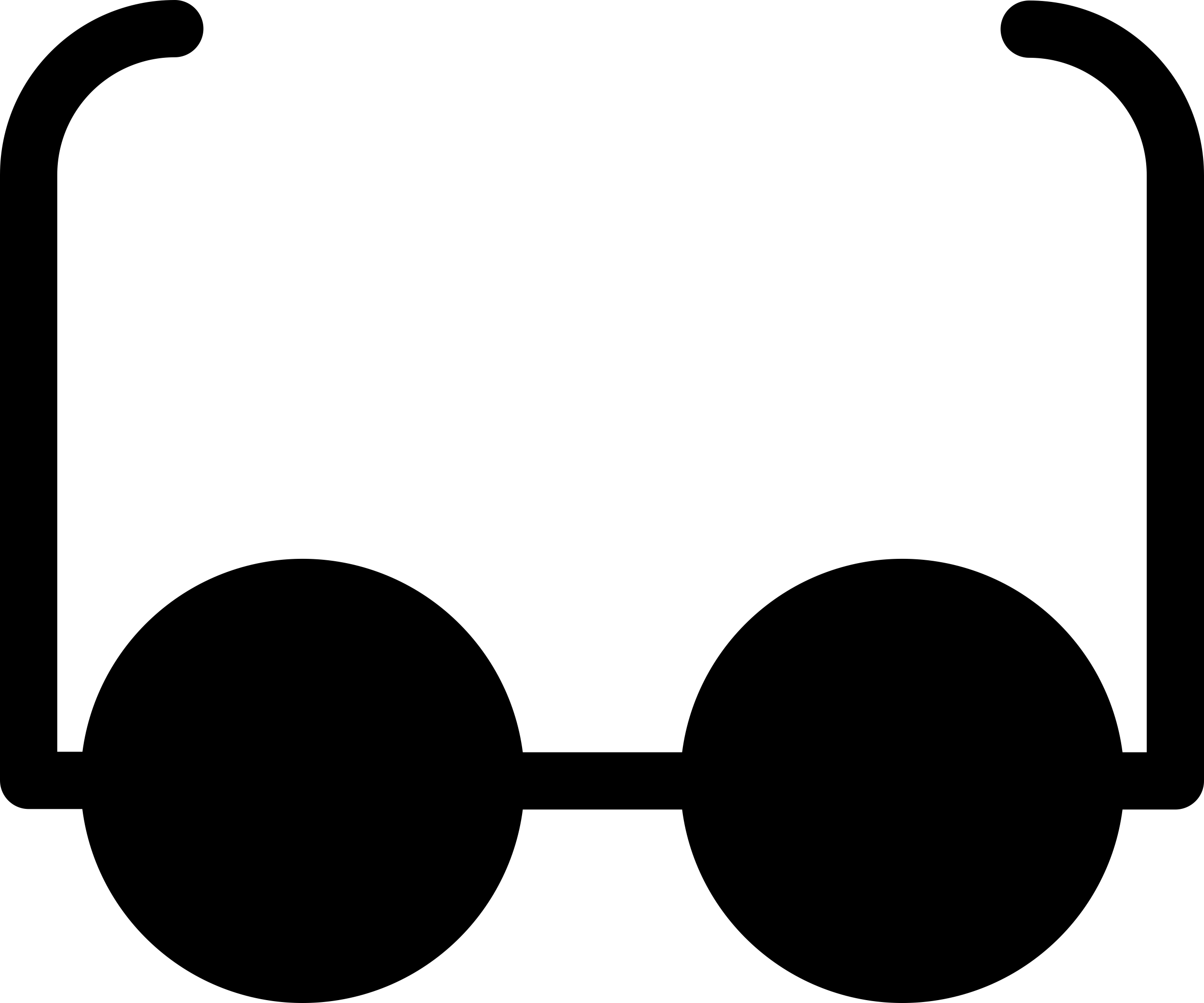 Circular Sunglasses Technical Outline Icon Svg Set Free Vectors